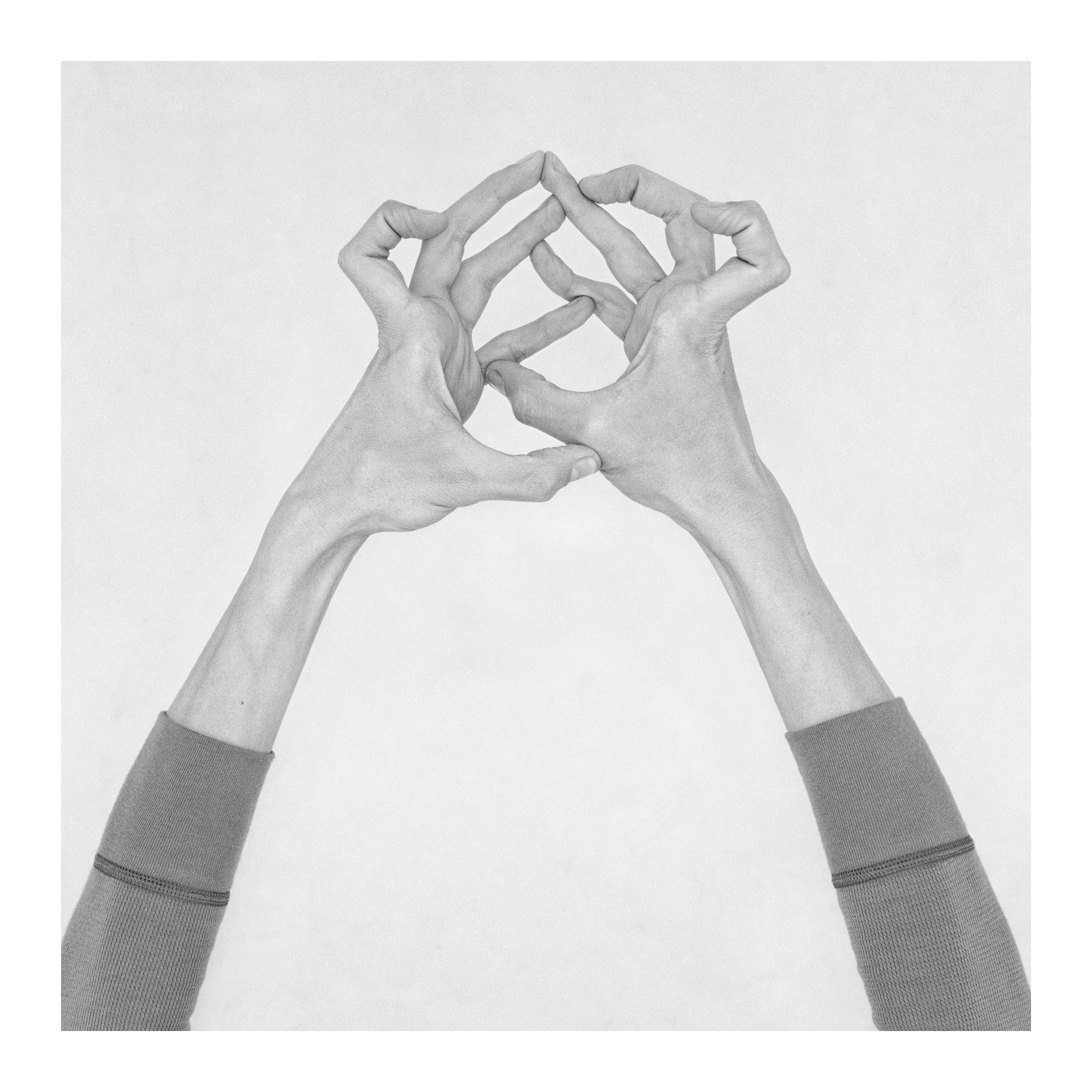 Set II, B&W Hands Photographs. From the Series Chiromorphose For Sale 11
