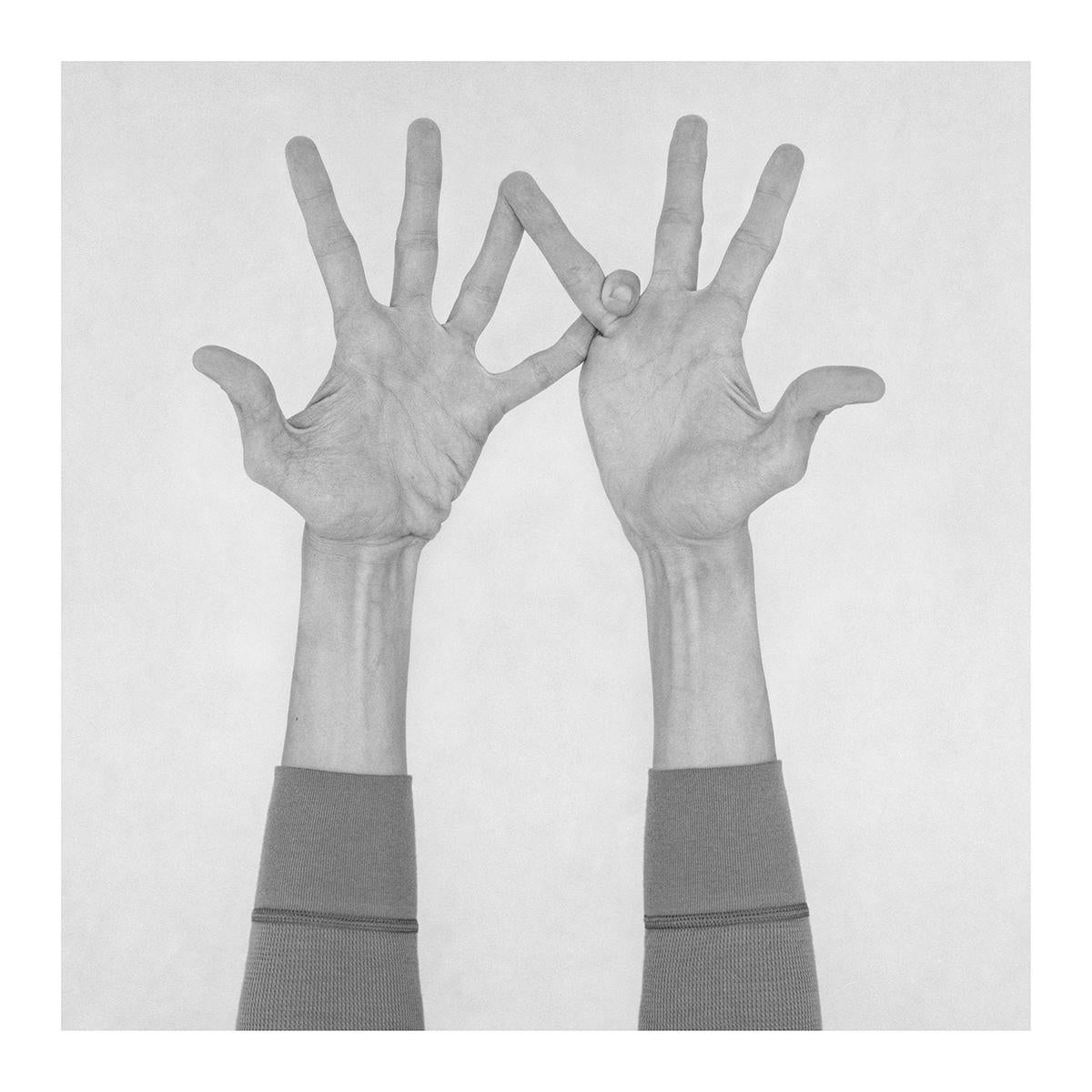 Set II, B&W Hands Photographs. From the Series Chiromorphose For Sale 2
