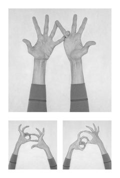 Untitled I, Untitled II, et Untitled XI, Hands. Tiré de la série Chiromorphose