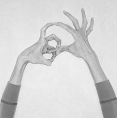 Sans titre II. De la série Chiromorphose. Photographie en noir et blanc de Hands