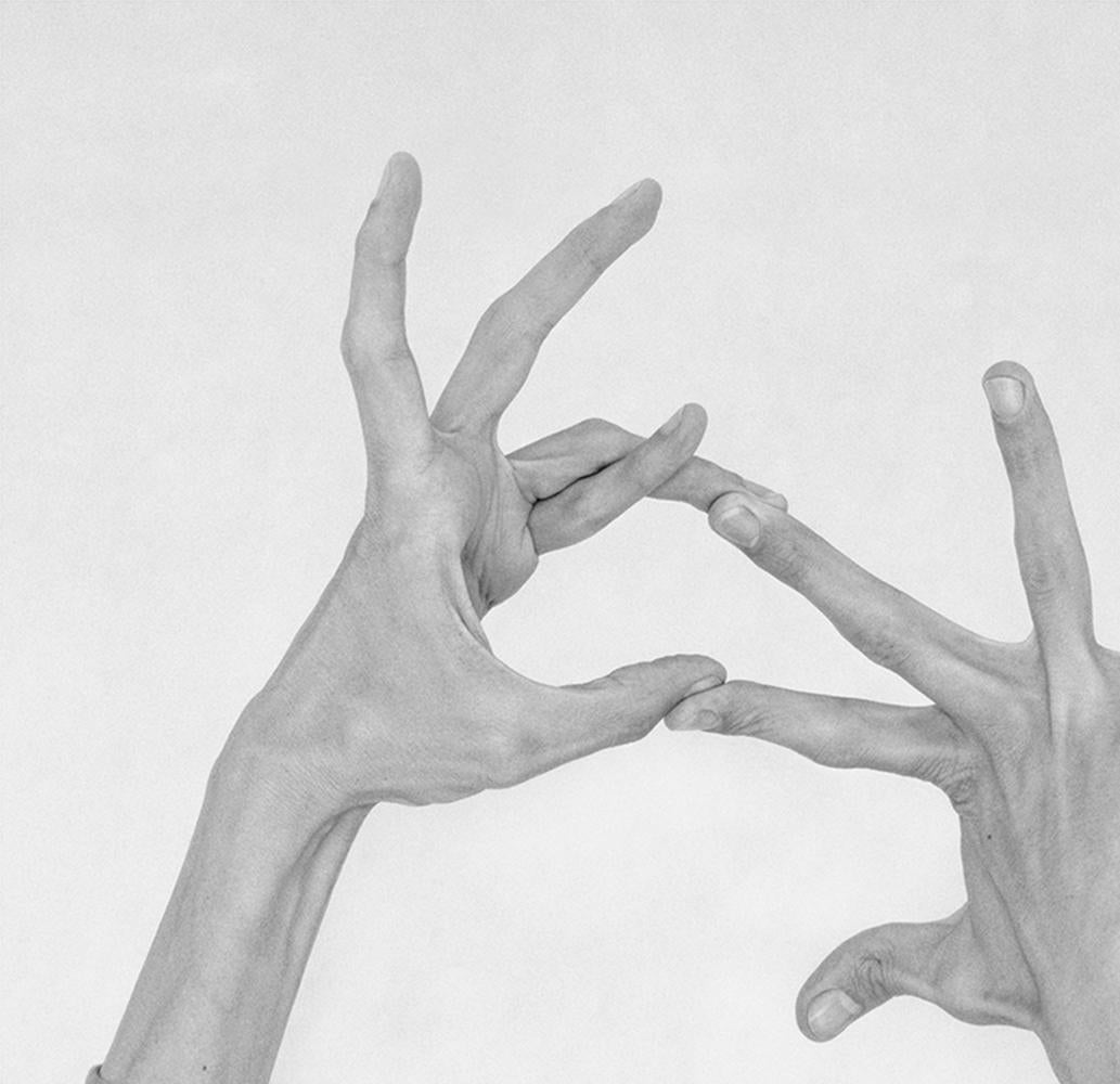 Untitled III. From the Series Chiromorphose.  Hands. Black & White Photography For Sale 1
