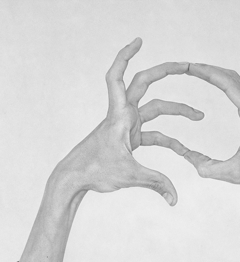 Untitled IX. From the Series Chiromorphose. Hands. Black & White Photography For Sale 1