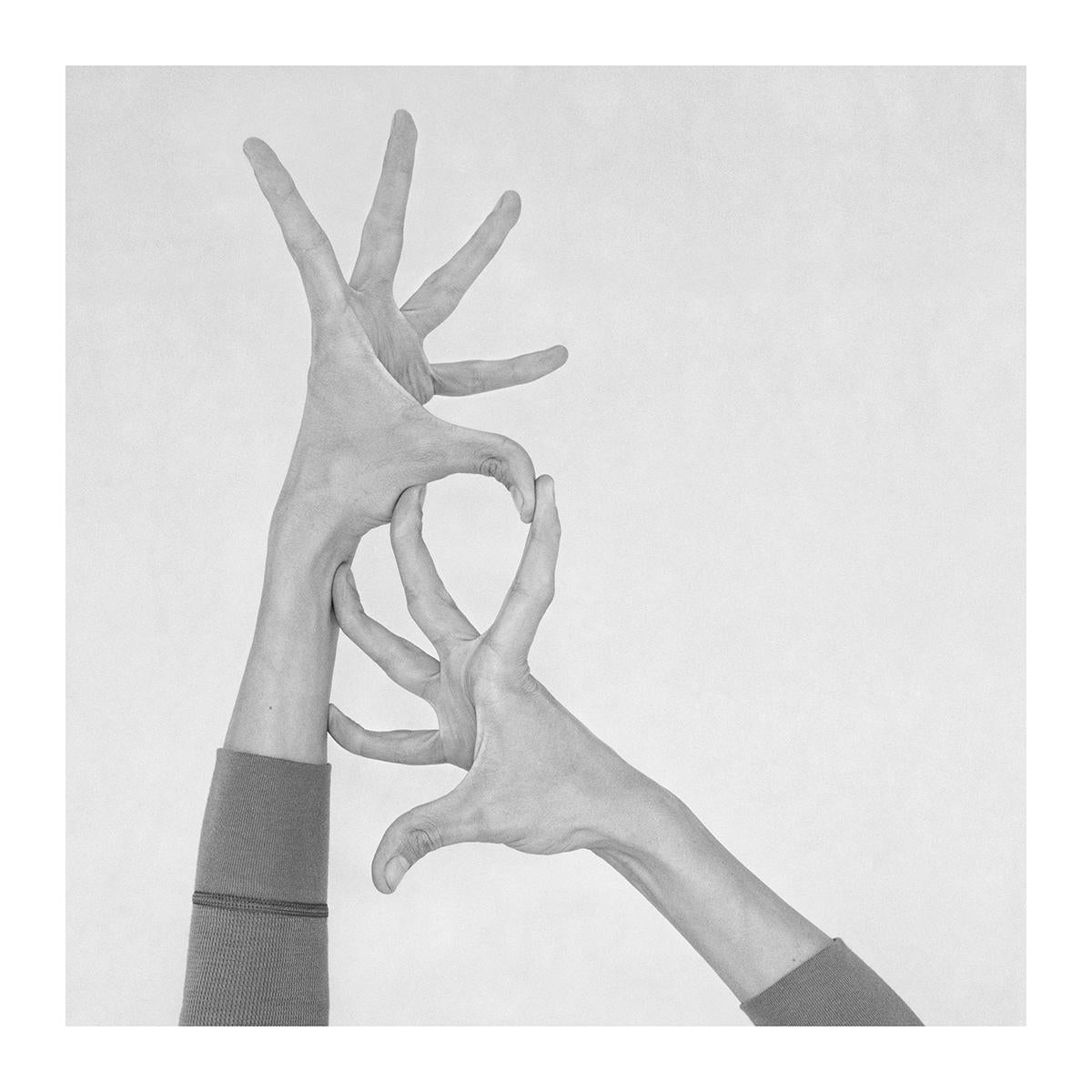 Nico Baixas / Gos-com-fuig Figurative Photograph - Untitled VI. From the Series Chiromorphose. Hands. Black & White Photography