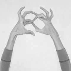 Sans titre VII. De la série Chiromorphose. Les mains. Photographies noirs et blancs