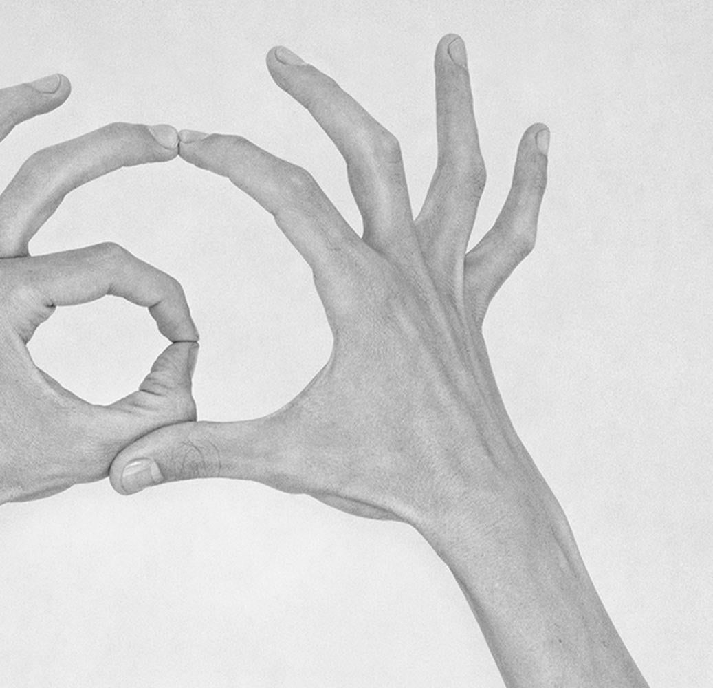 Untitled VIII. From the Series Chiromorphose.  Hands.  Black & White Photography For Sale 2
