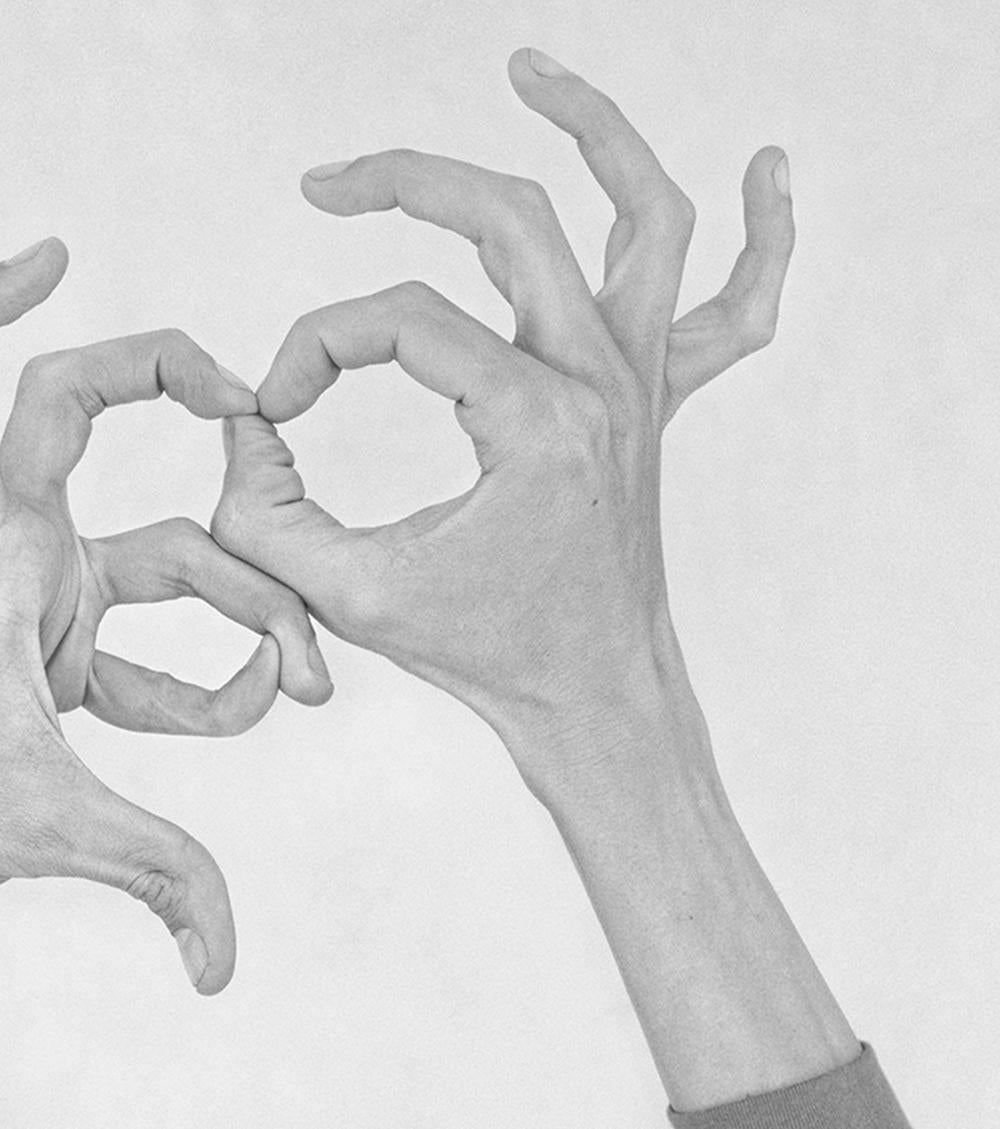 Untitled X. From the Series Chiromorphose. Hands. Black & White Photography For Sale 2