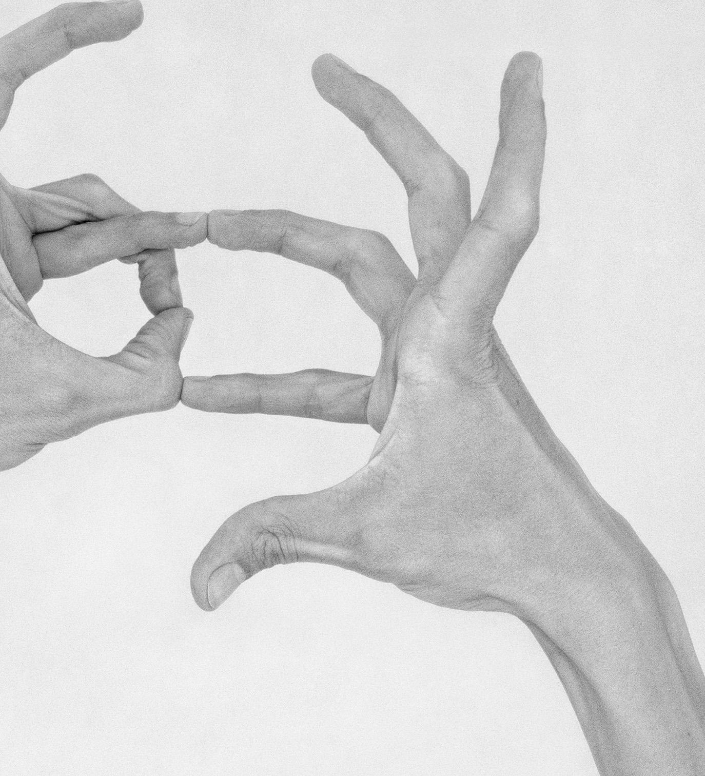 Untitled XI. From the Series Chiromorphose. Hands. Black & White Photography For Sale 1
