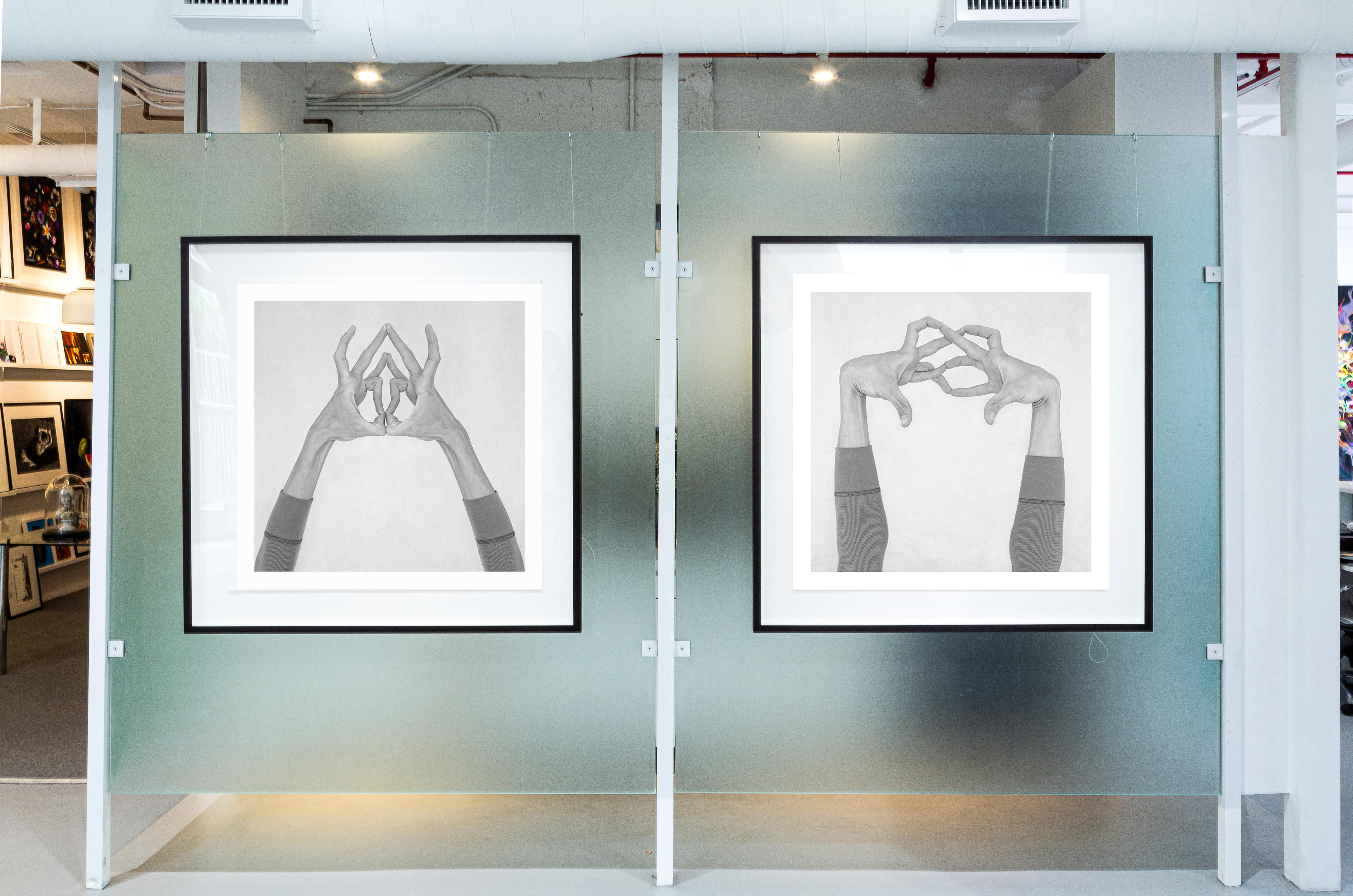 Ohne Titel XIII und ohne Titel XVI. Aus der Serie Chiromorphose. Schwarzweiß-Fotografie im Angebot 8