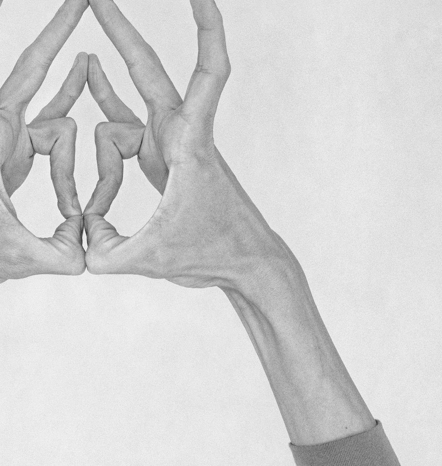 Untitled XIII. From the Series Chiromorphose. Hands. Black & White Photography For Sale 1