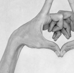 Untitled XIV. From the Series Chiromorphose. Hands. Black & White Photography