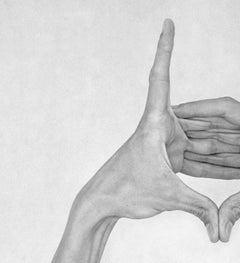 Untitled XV. From the Series Chiromorphose. Hands. Black & White Photography