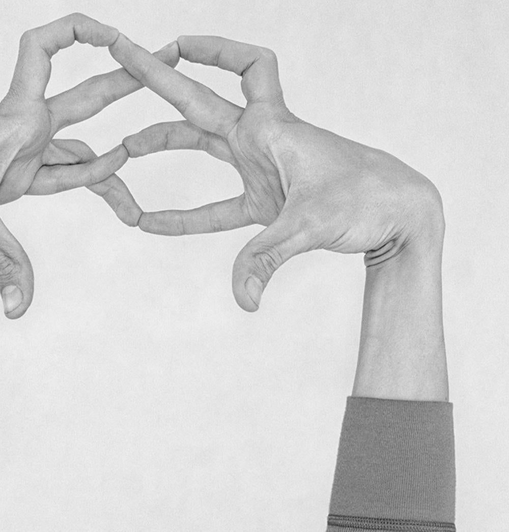 Untitled XVI. From the Series Chiromorphose. Hands. Black & White Photography For Sale 1