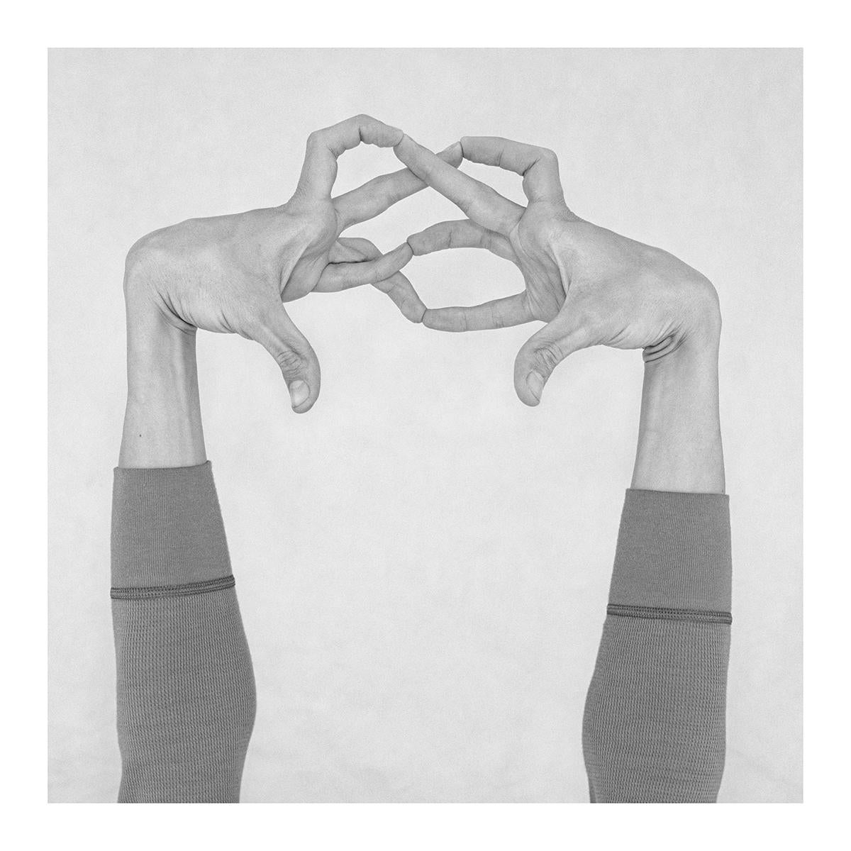 Nico Baixas / Gos-com-fuig Figurative Photograph - Untitled XVI. From the Series Chiromorphose. Hands. Black & White Photography