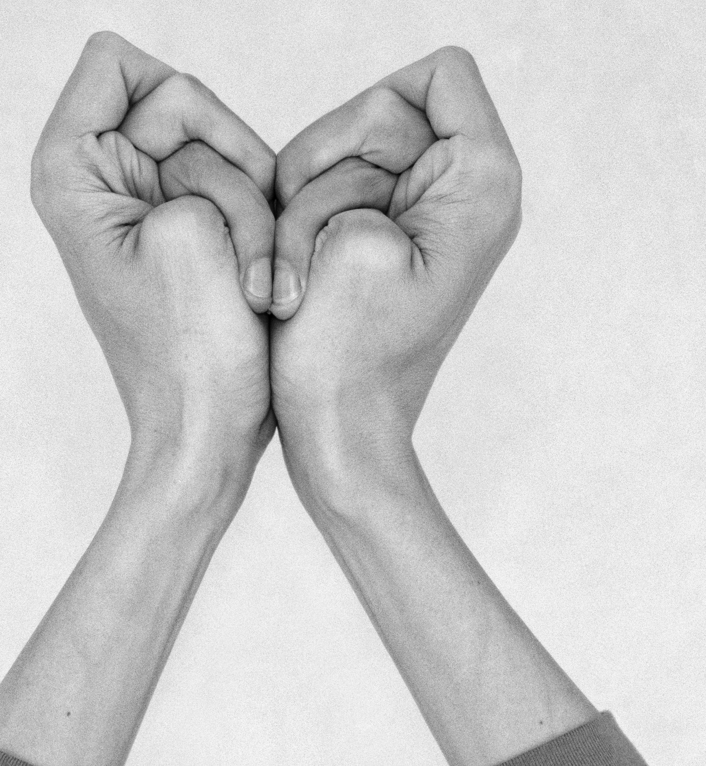 Untitled XVII. From the Series Chiromorphose. Hands. Black & White Photography For Sale 1
