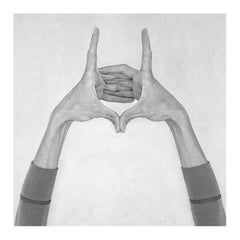 Sans titre XVIII. De la série Chiromorphose. Les mains. Photographies noirs et blancs