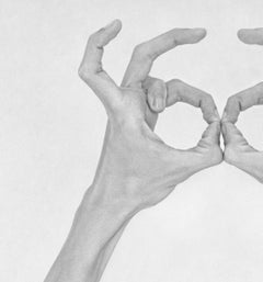 Untitled XX. From the Series Chiromorphose. Hands. Black & White Photography