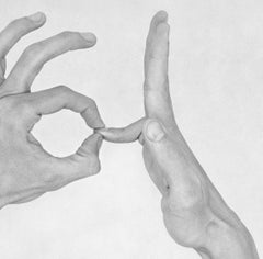 Senza titolo XXI. Dalla serie Chiromorphose. Mani. Fotografia in bianco e nero