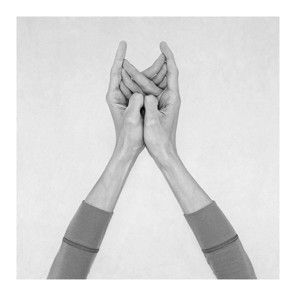 Nico Baixas / Gos-com-fuig Figurative Photograph - Untitled XXII. From the Series Chiromorphose. Hands. Black & White Photography
