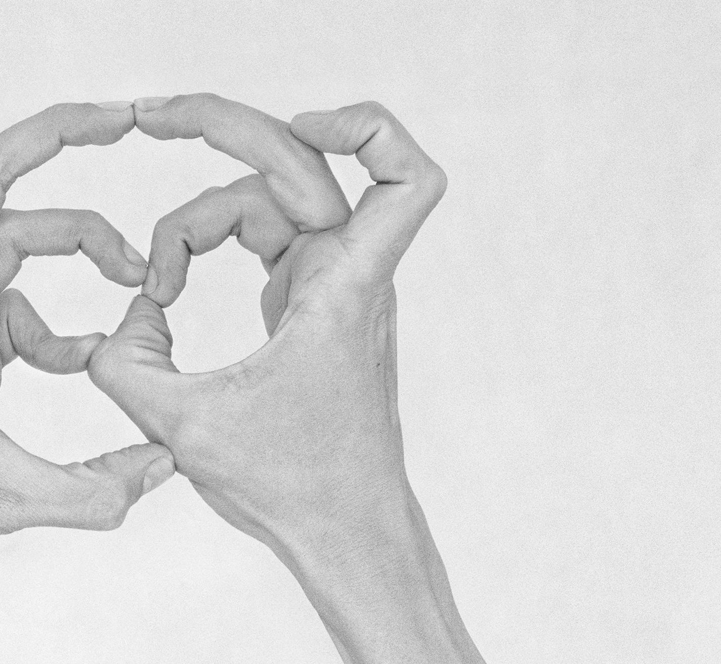 Untitled XXIX. From the Series Chiromorphose. Hands. Black & White Photography For Sale 1