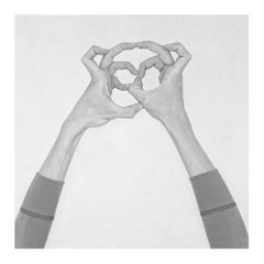 Untitled XXIX. From the Series Chiromorphose. Hands. Black & White Photography