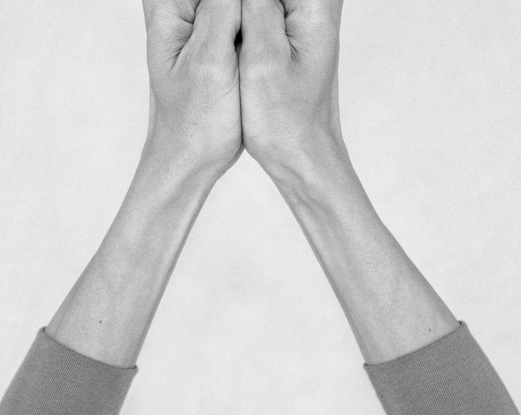 Untitled XXVI. From the Series Chiromorphose. Hands. Black & White Photography For Sale 1