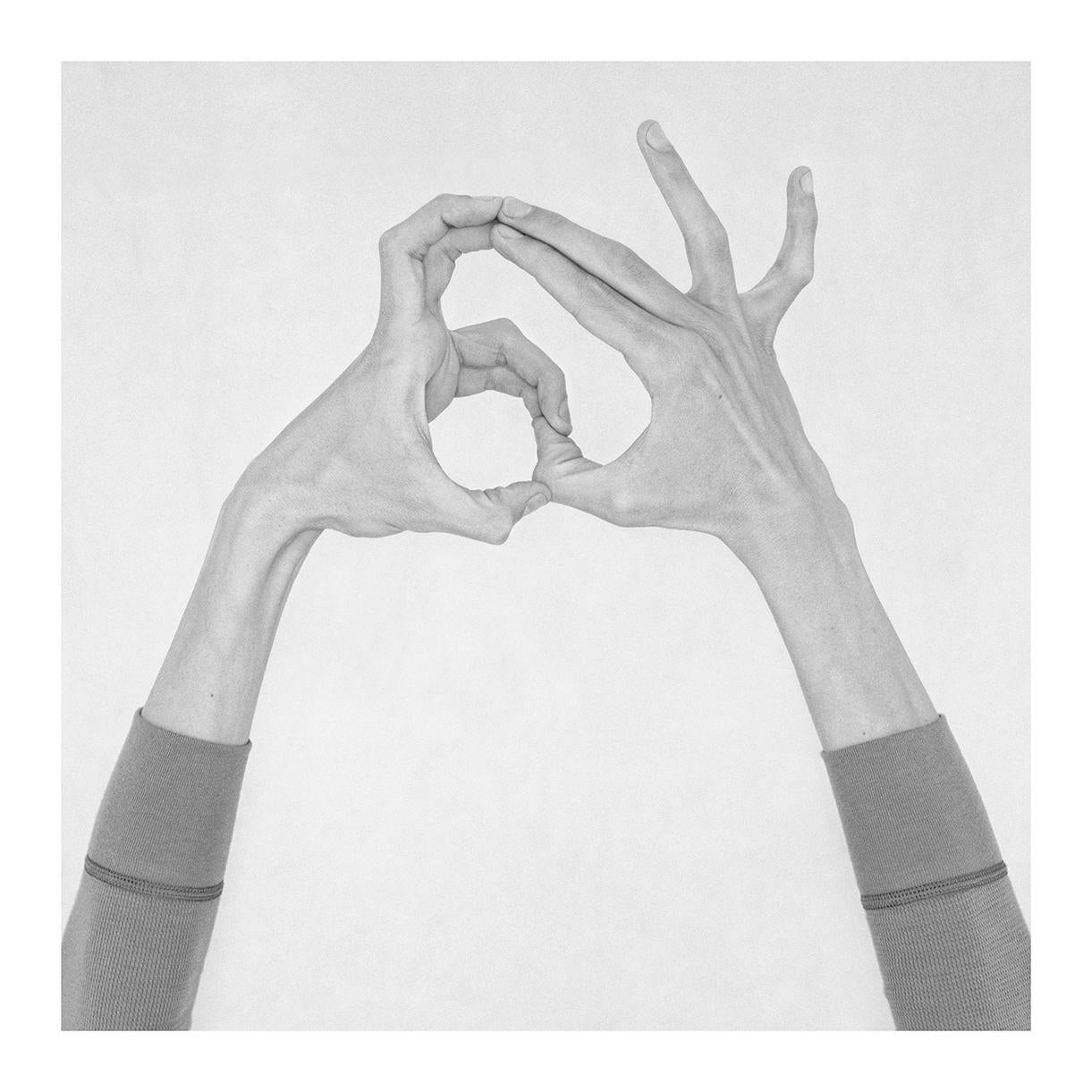Nico Baixas / Gos-com-fuig Figurative Photograph – Ohne Titel XXXIII. Aus der Serie Chiromorphose. Die Hände. Schwarzweiß-Fotografie