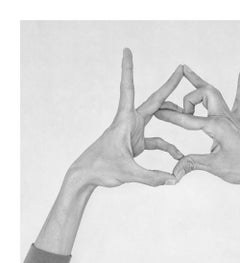 Senza titolo XXXV. Dalla serie Chiromorphose. Mani. Fotografia in bianco e nero