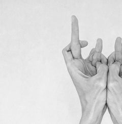 Untitled XXXVII. From the Series Chiromorphose. Hands. Black & White Photography