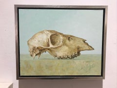 ''Archeological Find'' Contemporary Dutch Painting of a Skeleton