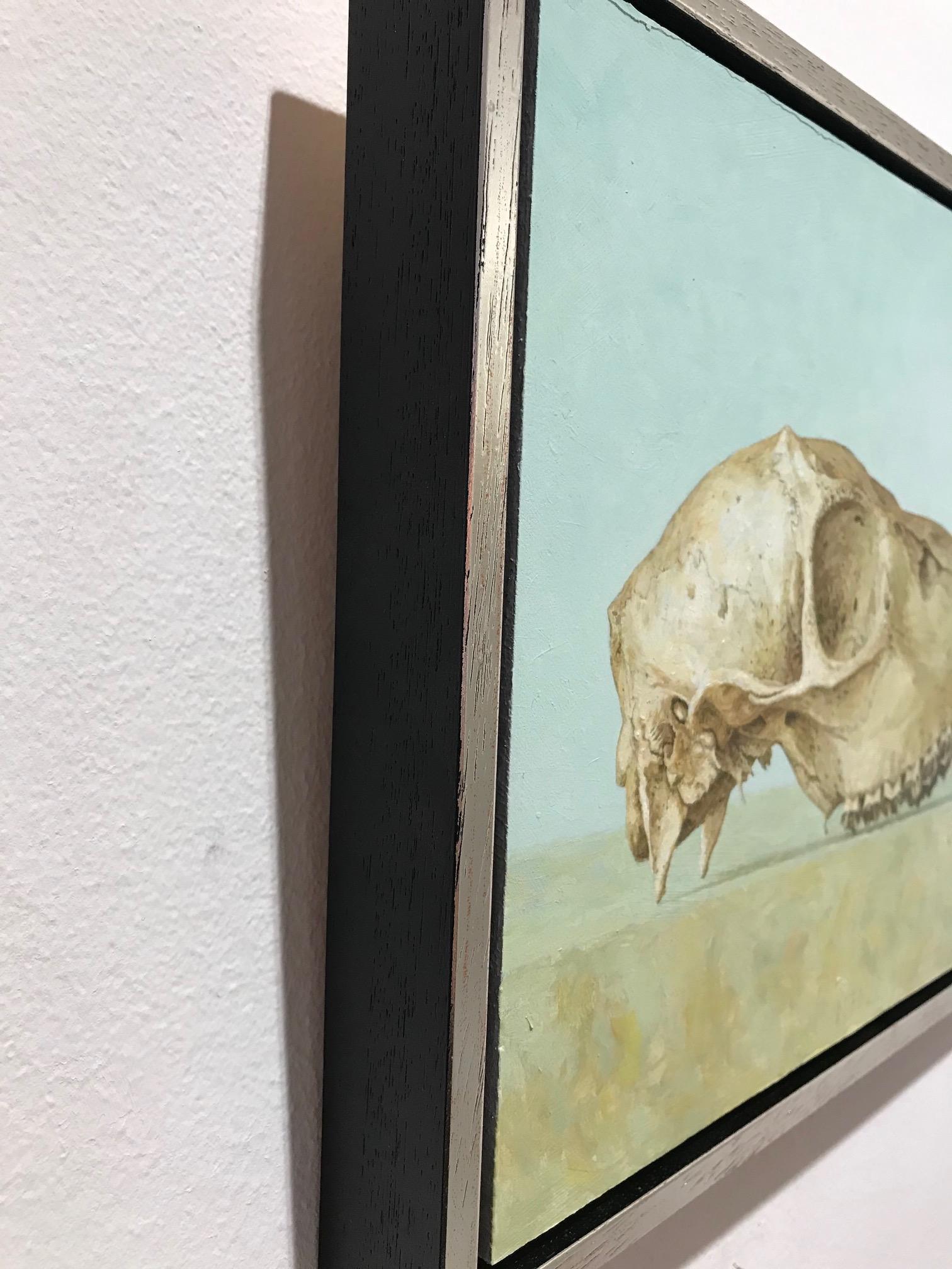 ''Reperto archeologico'' Pittura olandese contemporanea di uno scheletro in vendita 2
