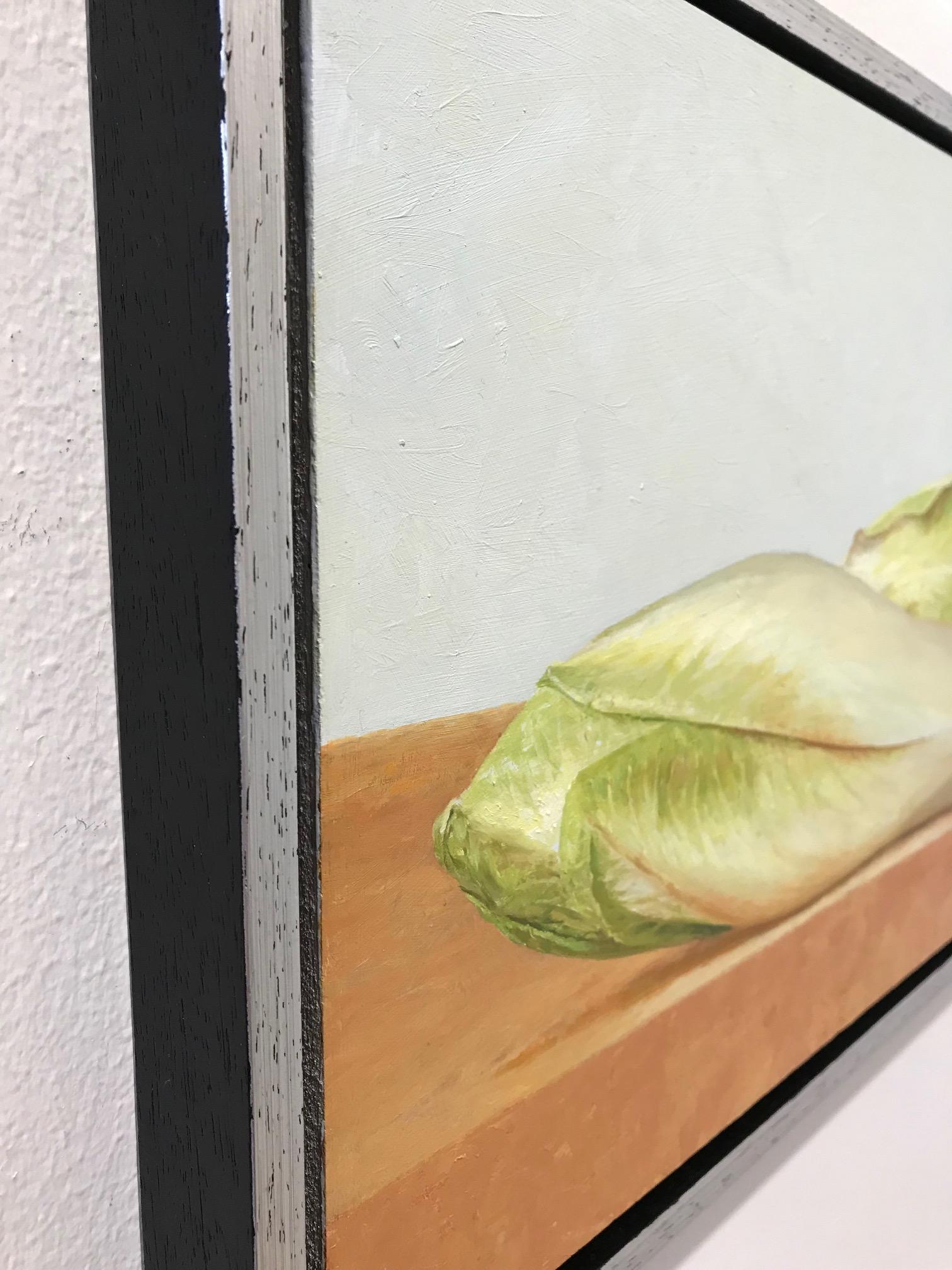Peinture contemporaine néerlandaise de nature morte - Chicory, légumes - « Chicory » en vente 2