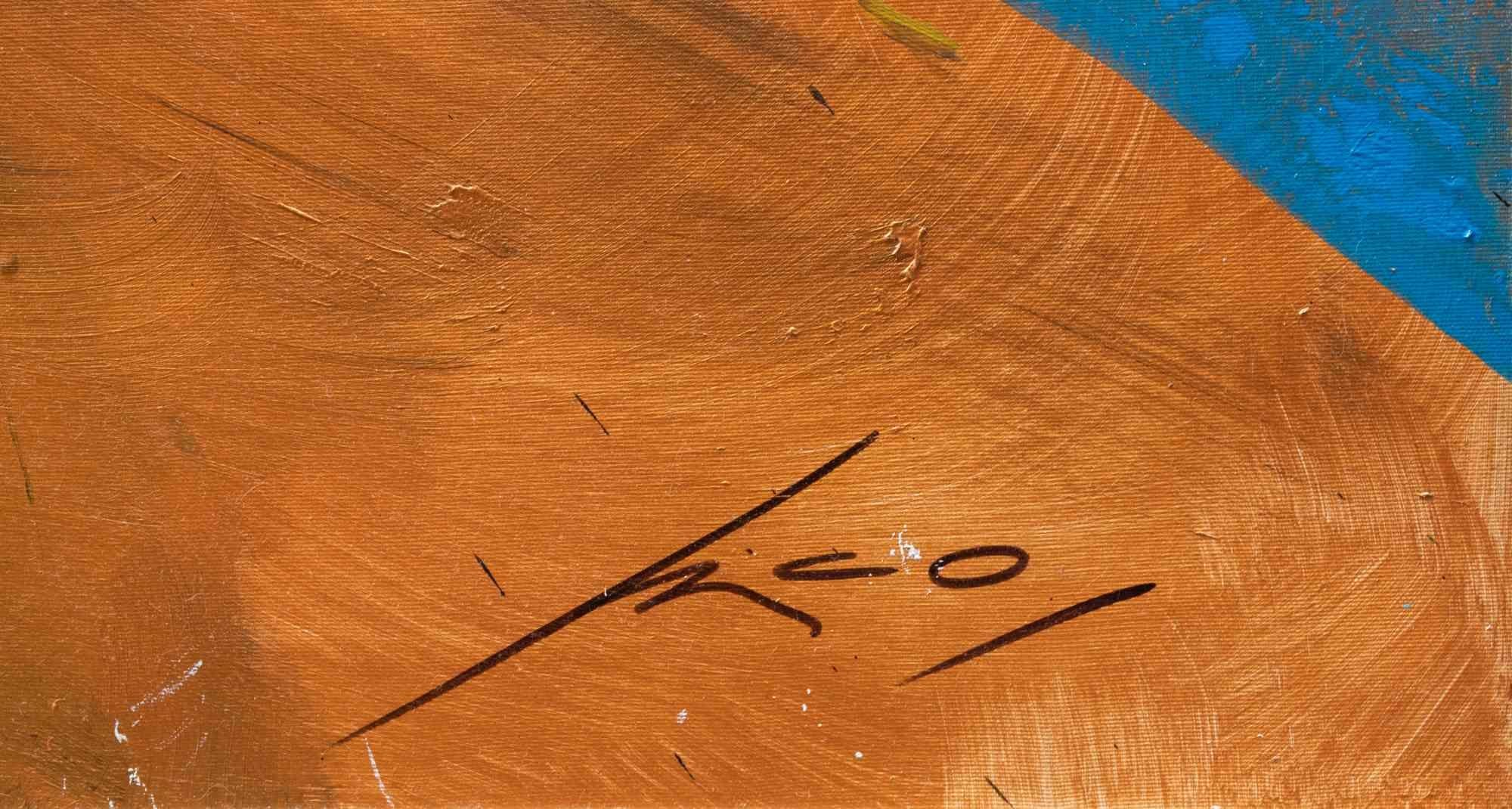 Composizione astratta - Pittura di Nico Van Lucas - 21° secolo 1