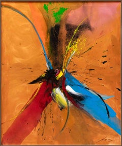 Composición abstracta - Pintura de Nico Van Lucas - Siglo XXI