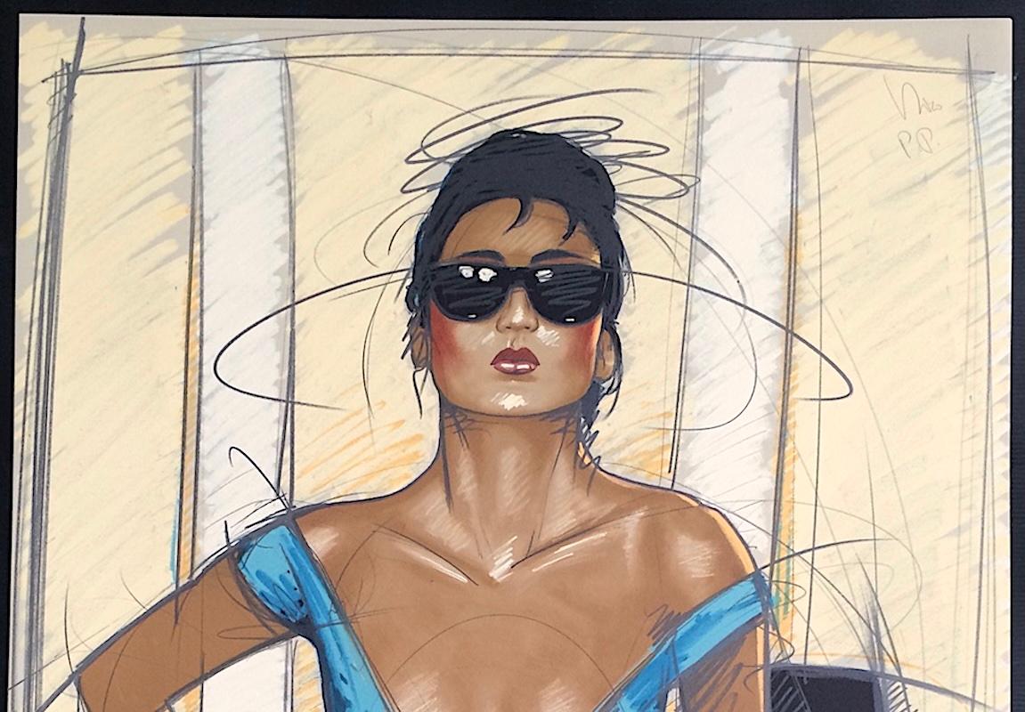 JEANE es una litografía original, dibujada a mano, de edición limitada, del artista holandés Nico Vrielink, impresa con técnicas tradicionales de litografía a mano en papel de archivo Arches 100% libre de ácido.
JEANE representa un enérgico retrato