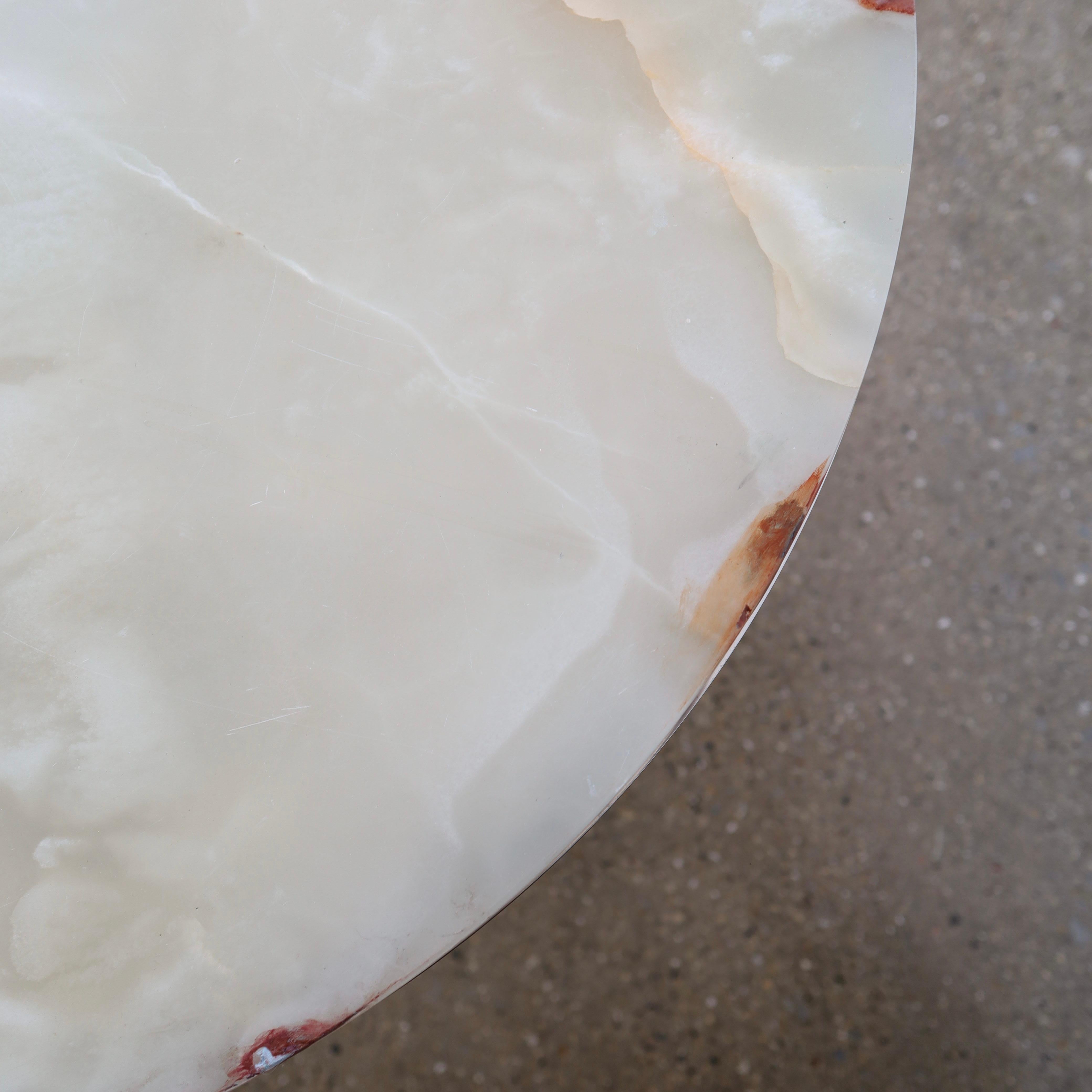Nicos Zogrophos Onyx Coffee Table For Sale 1
