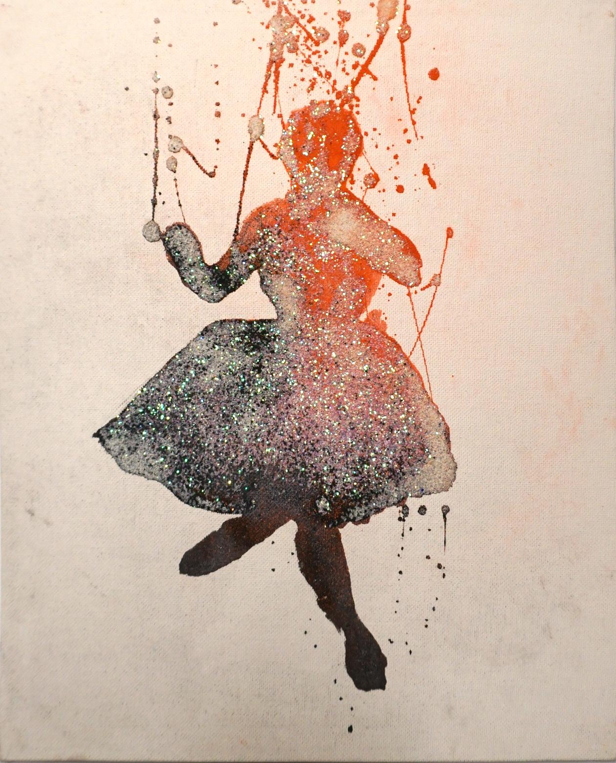 Nicola Bolla Figurative Painting - UNTITLED (Dancer)