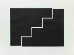 Saw - Lithographie de Nicola Carrino - 1970
