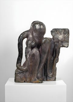 Unbetitelte Raku-Skulptur