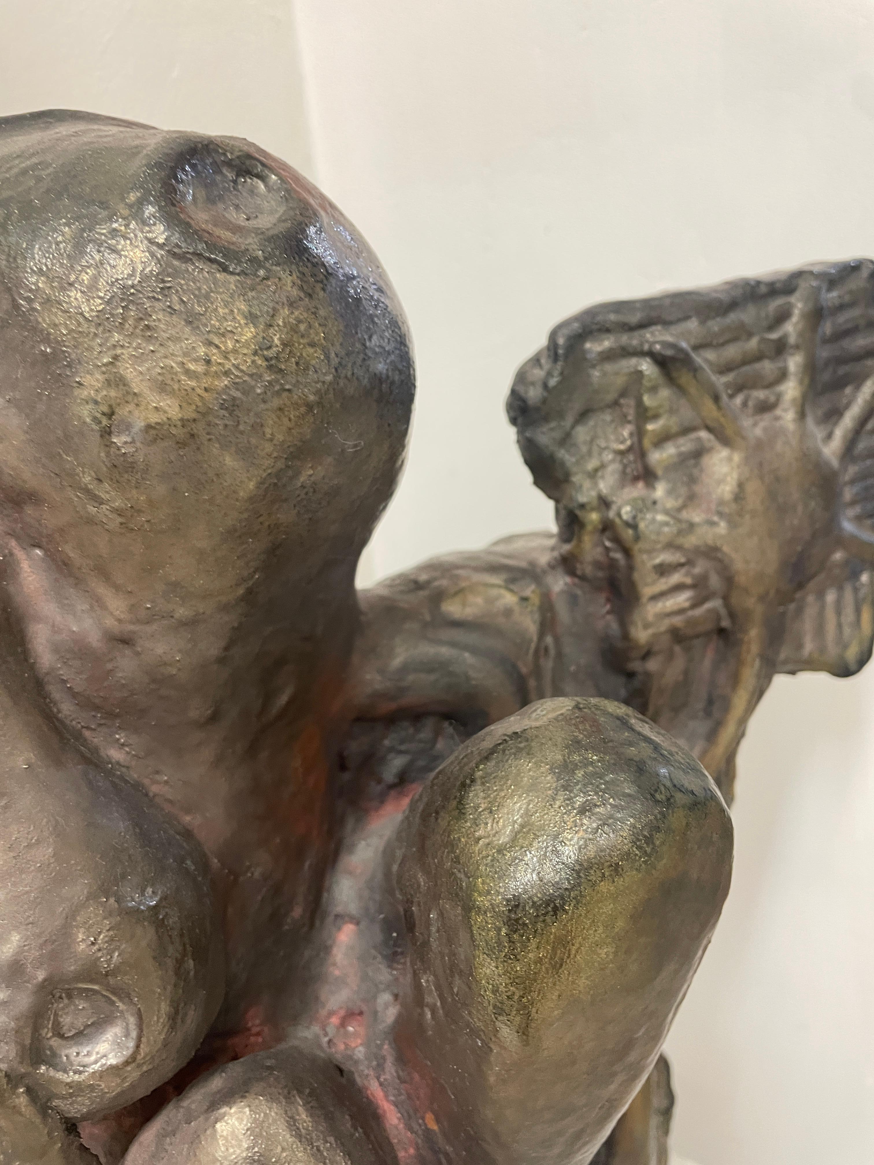 Untitled Raku Sculpture For Sale 8