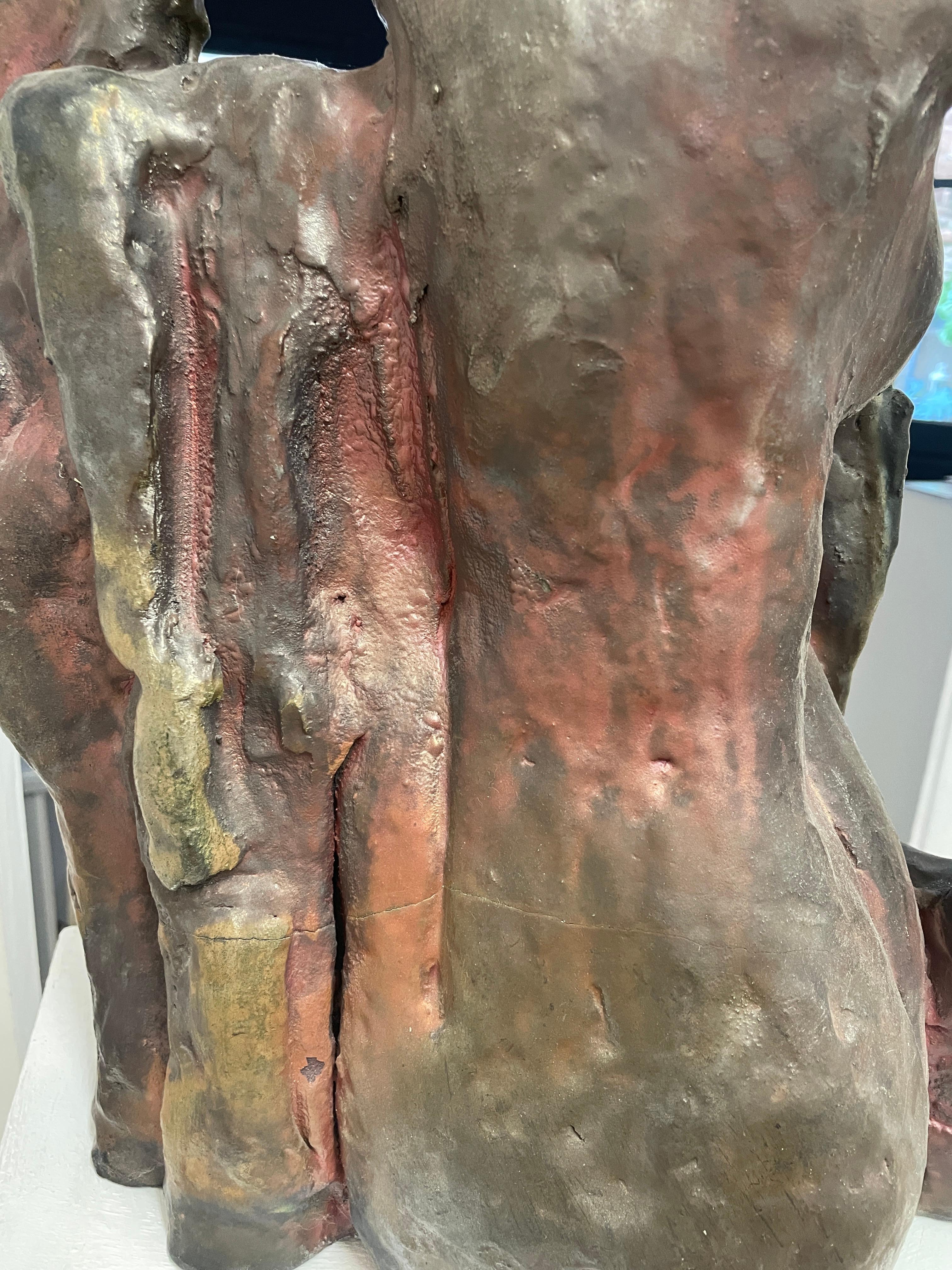 Untitled Raku Sculpture For Sale 9