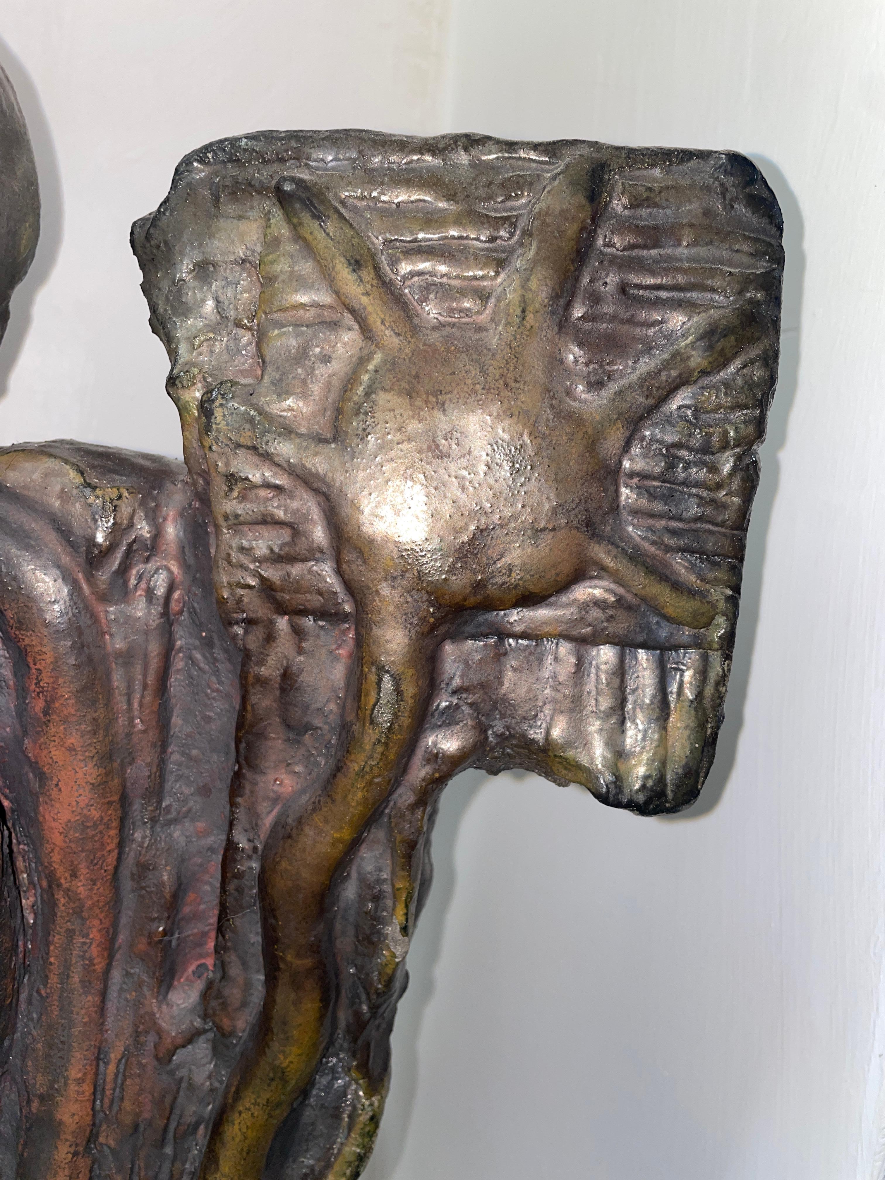 Untitled Raku Sculpture For Sale 11