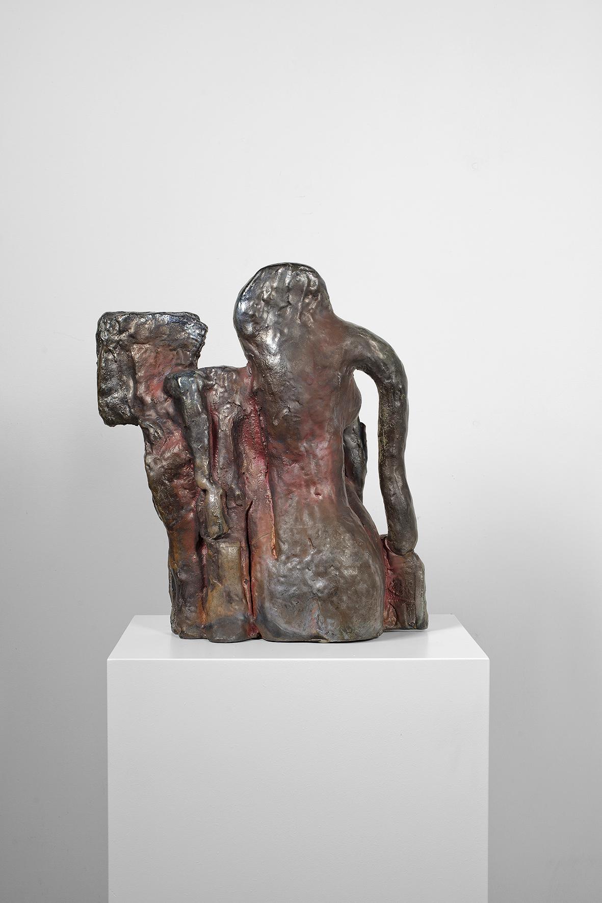 Untitled Raku Sculpture For Sale 1