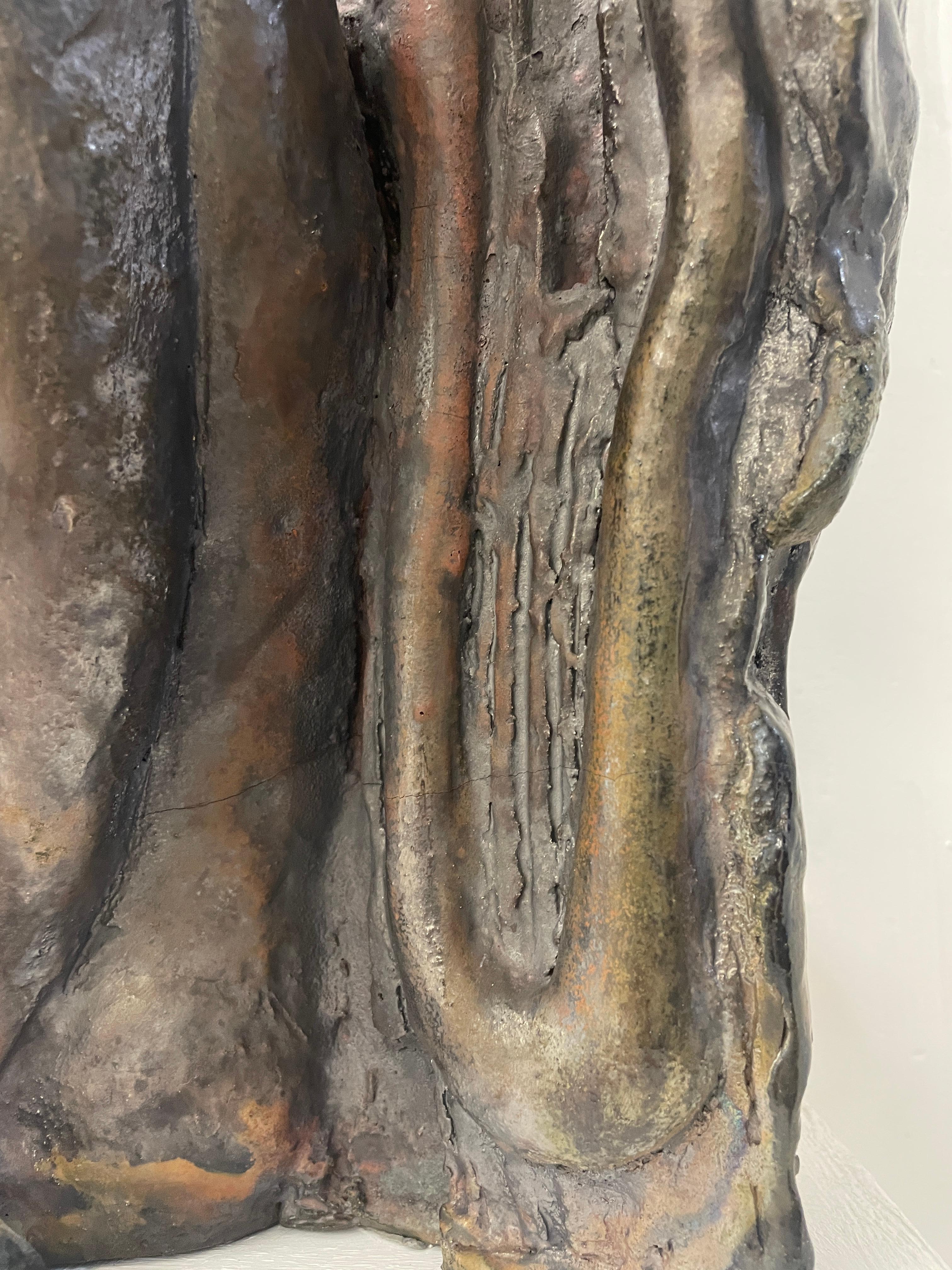 Untitled Raku Sculpture For Sale 3