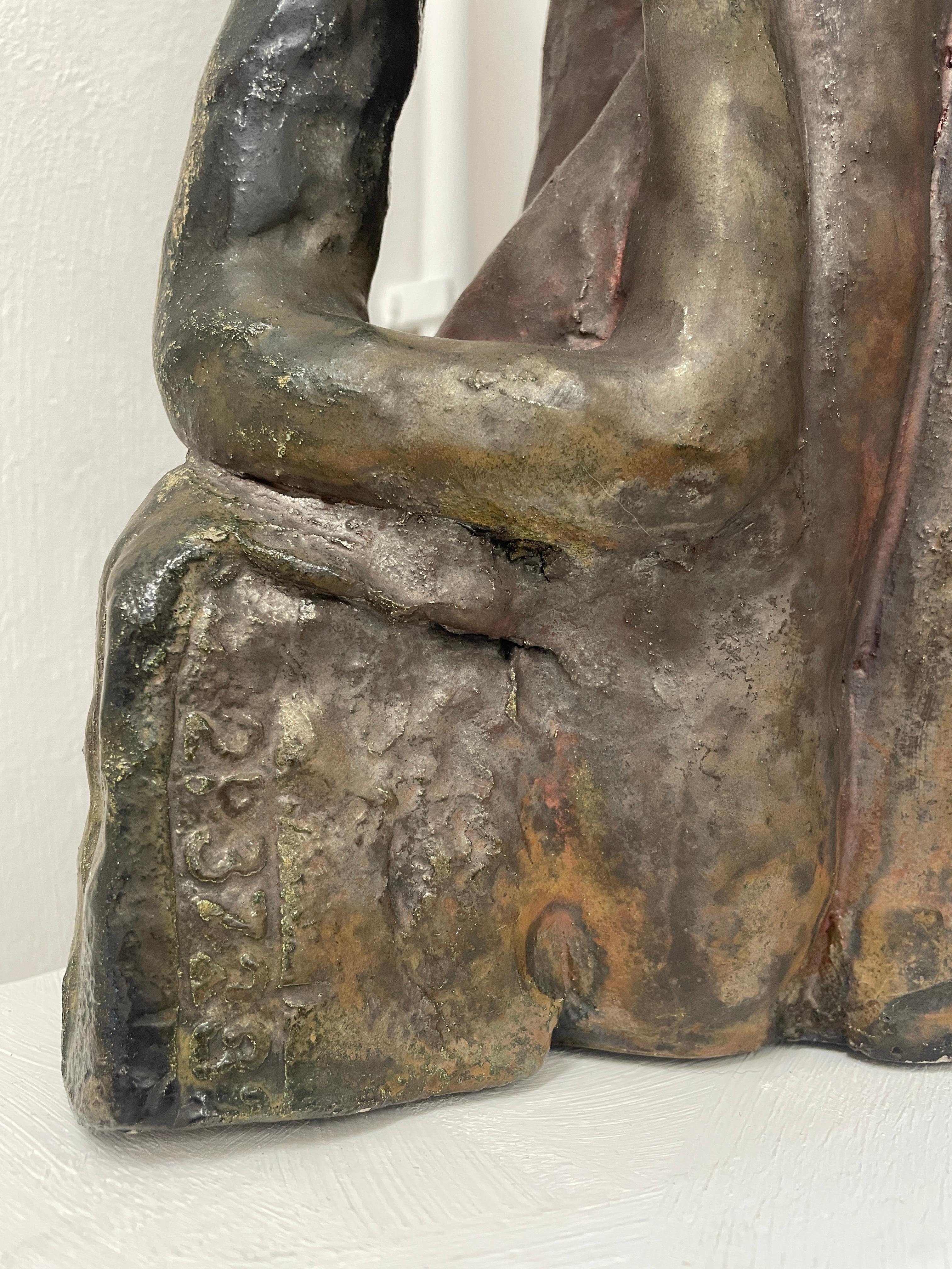 Untitled Raku Sculpture For Sale 4