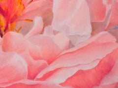 Floating Peony. Contemporary Floral Still Life