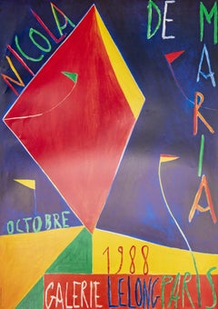 Nicola de Maria - Poster della mostra 1988