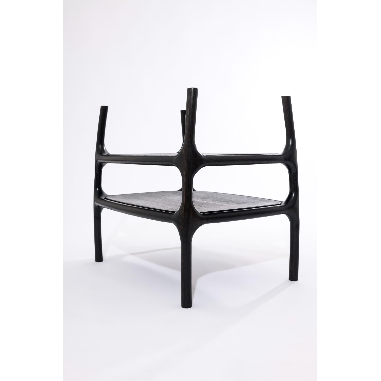 Post-Modern Nicola Ebonized Oak Coffee Table by Atelier Blouberg For Sale
