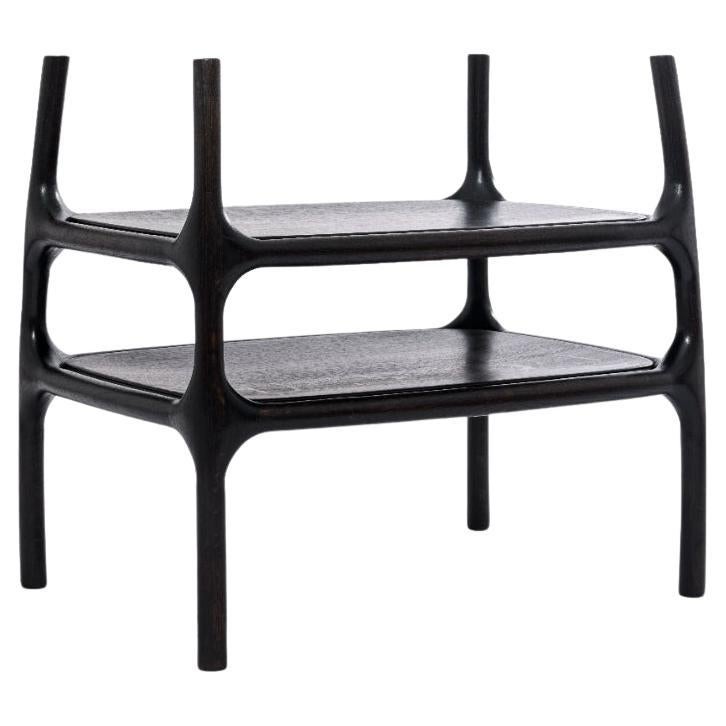 Table basse en chêne ébonisé Nicola par Atelier Blouberg