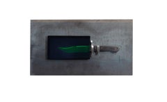 Nicola Evangelisti, Holy Knife, 2015, hologram installation, sculpture