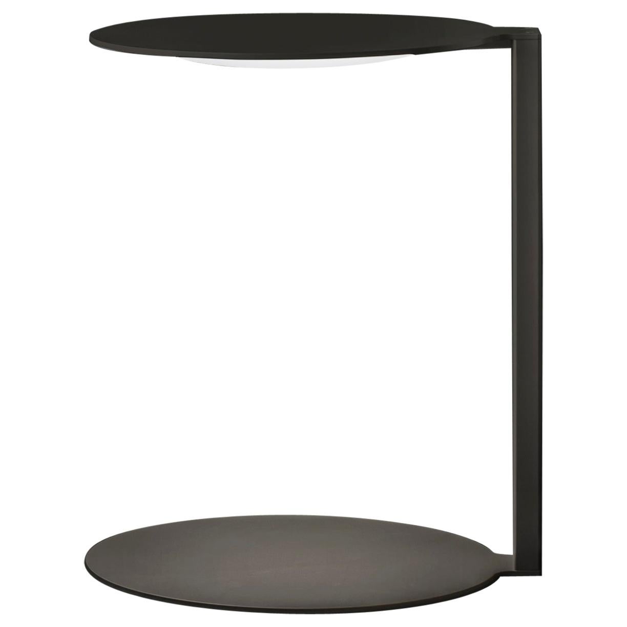 Nicola Gallizia Table Lamp 'Duca' Warm Grey Metal by Oluce For Sale